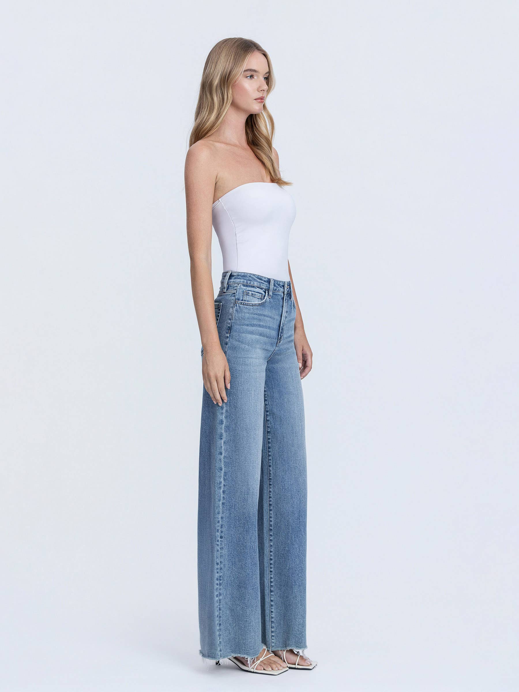 Women's  Flying Monkey Super High Rise Wide Leg Jeans