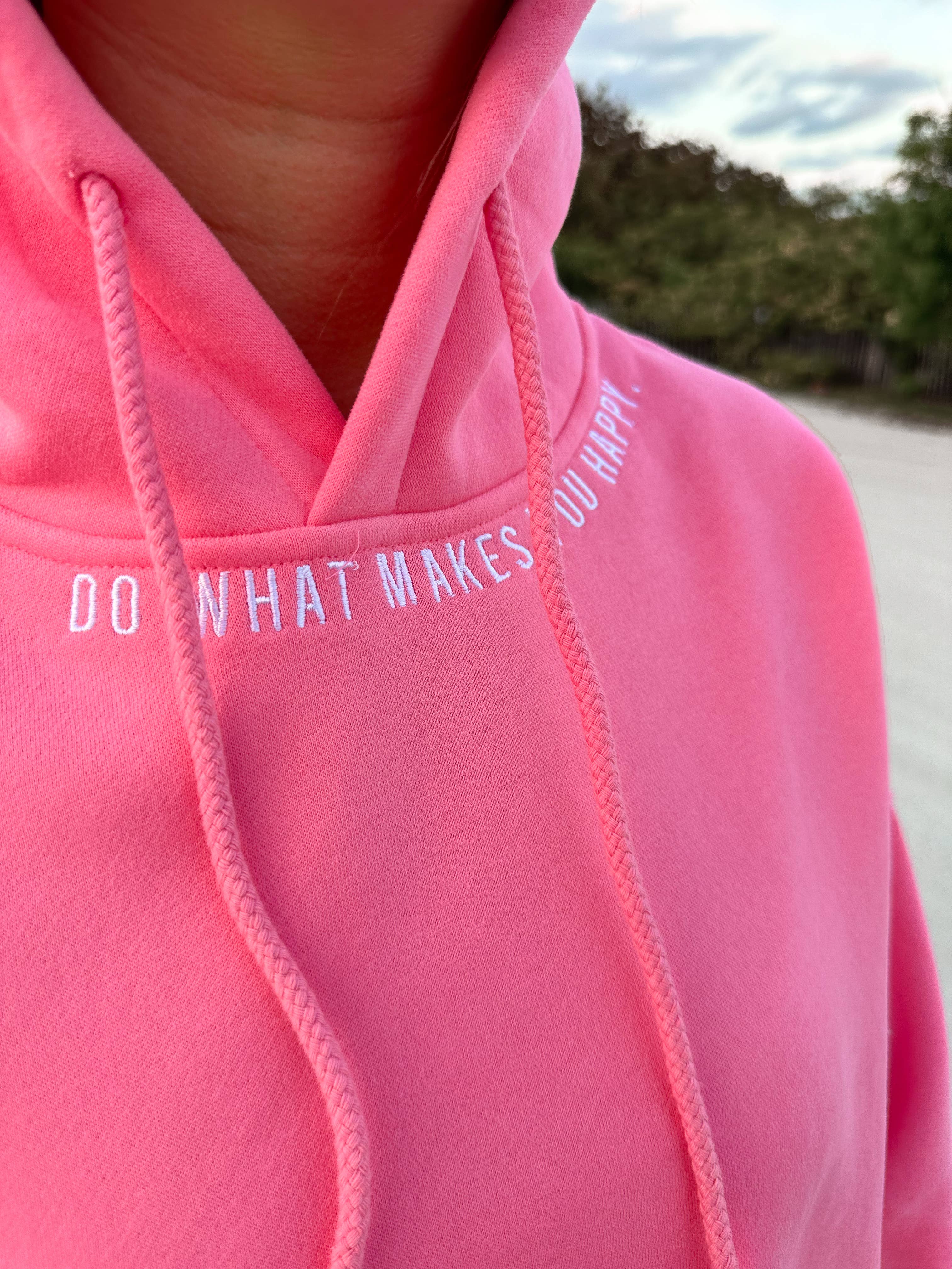 Happy Embroiderd Hoodie