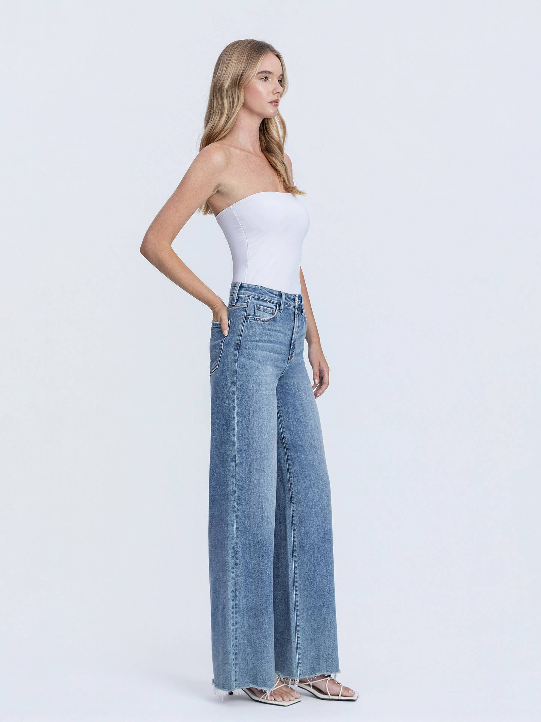 Women's  Flying Monkey Super High Rise Wide Leg Jeans