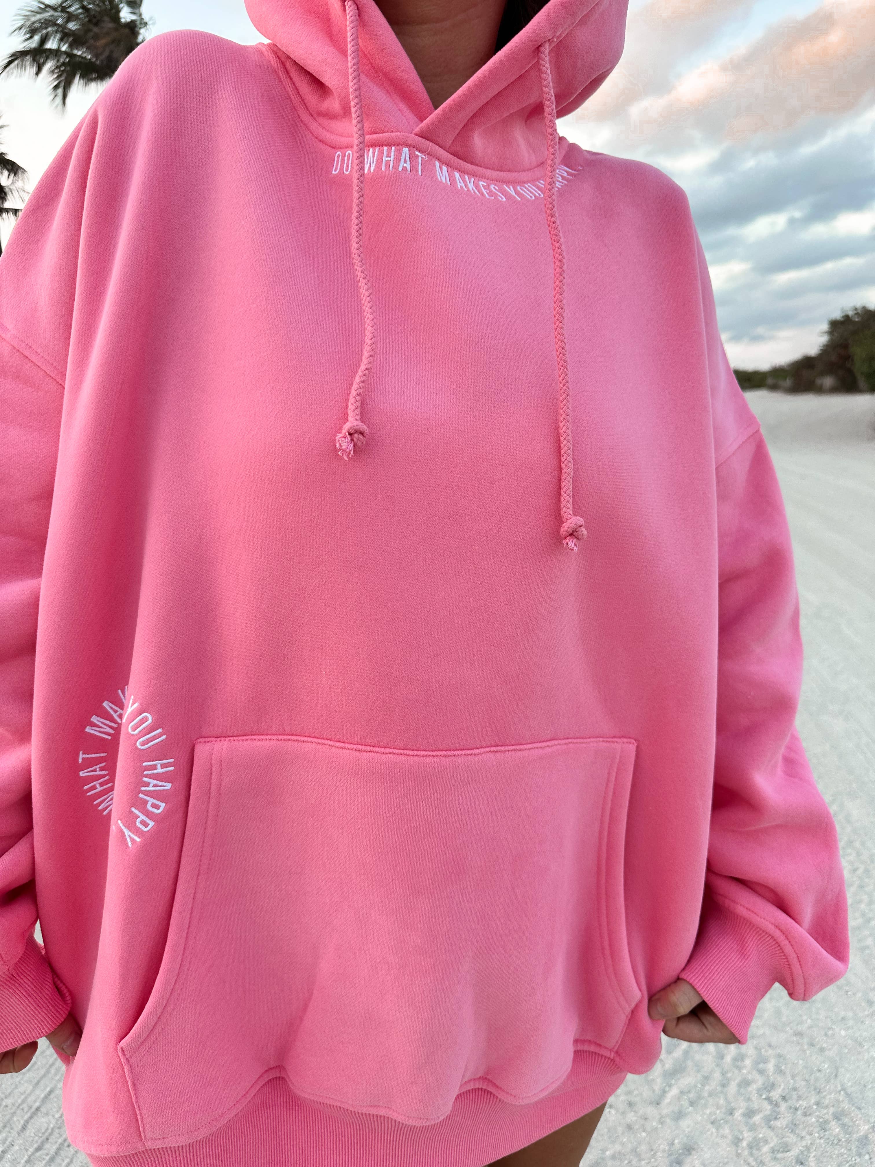 Happy Embroiderd Hoodie