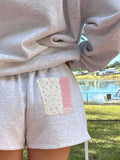Quilted Patchwork Shorts