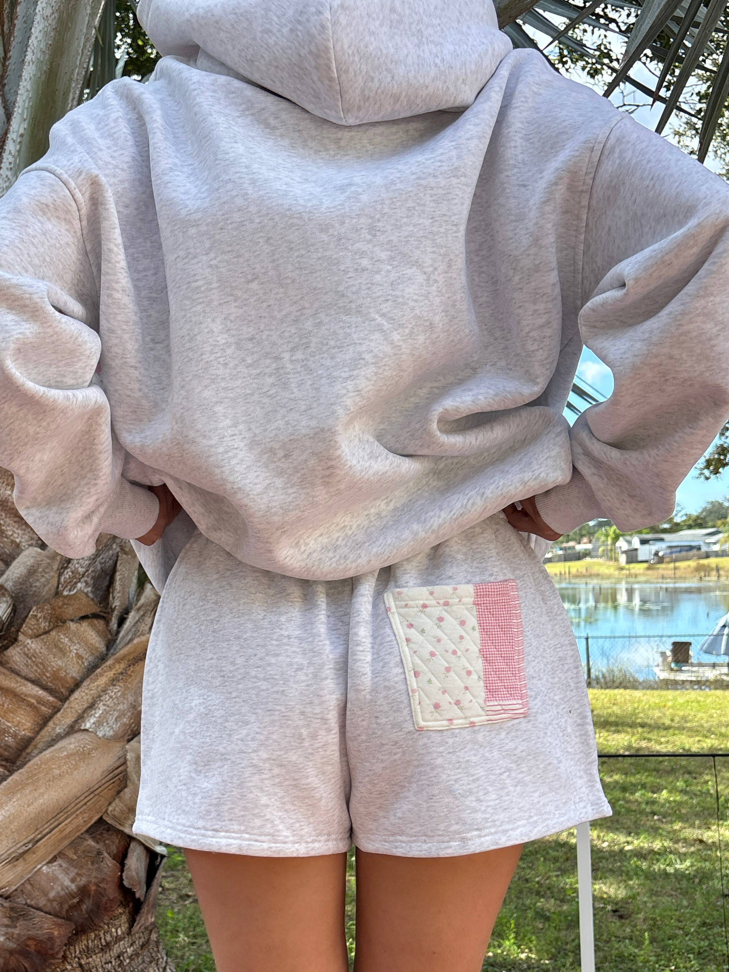 Quilted Patchwork Shorts