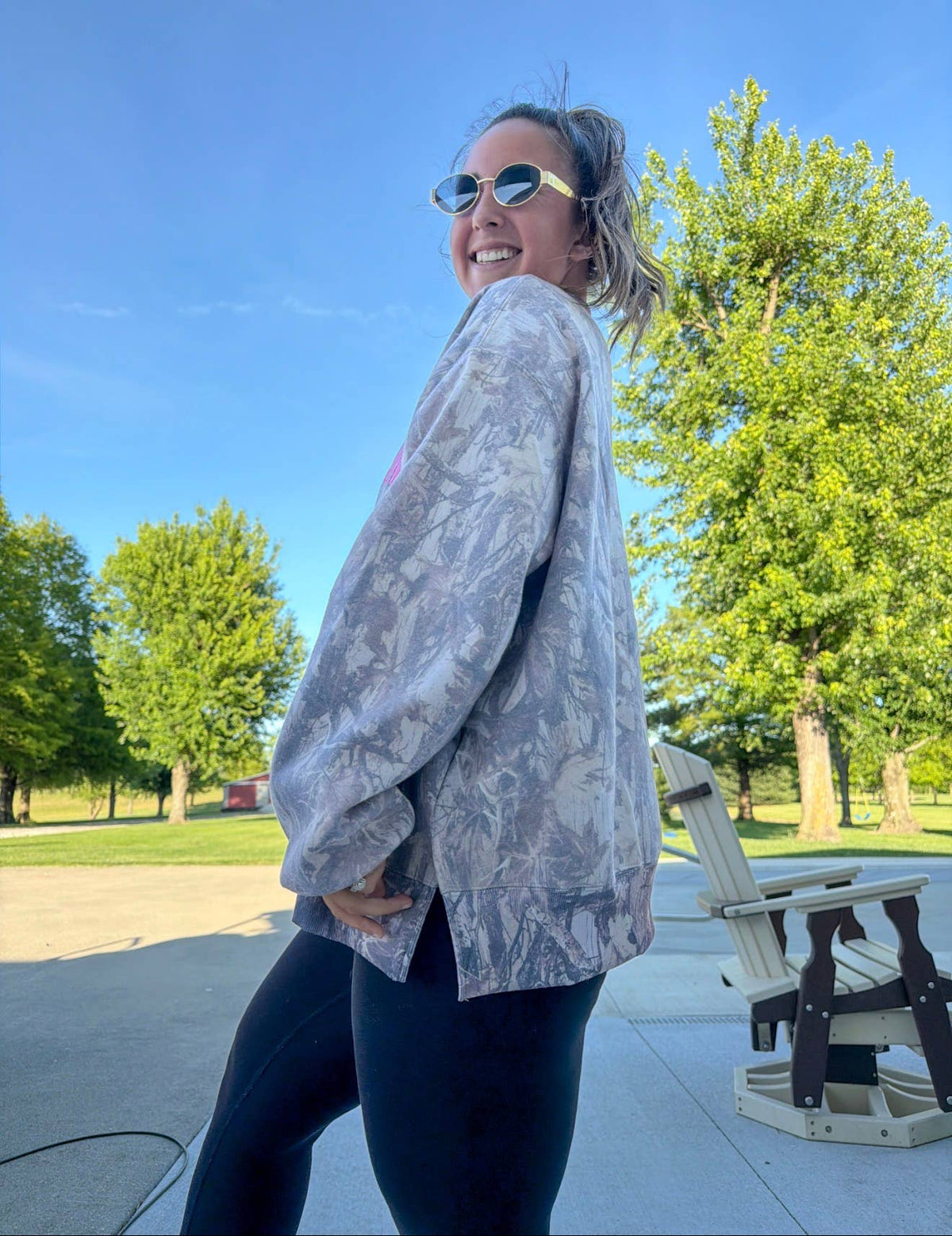 Midwest Camo Embroidered Mockneck 
